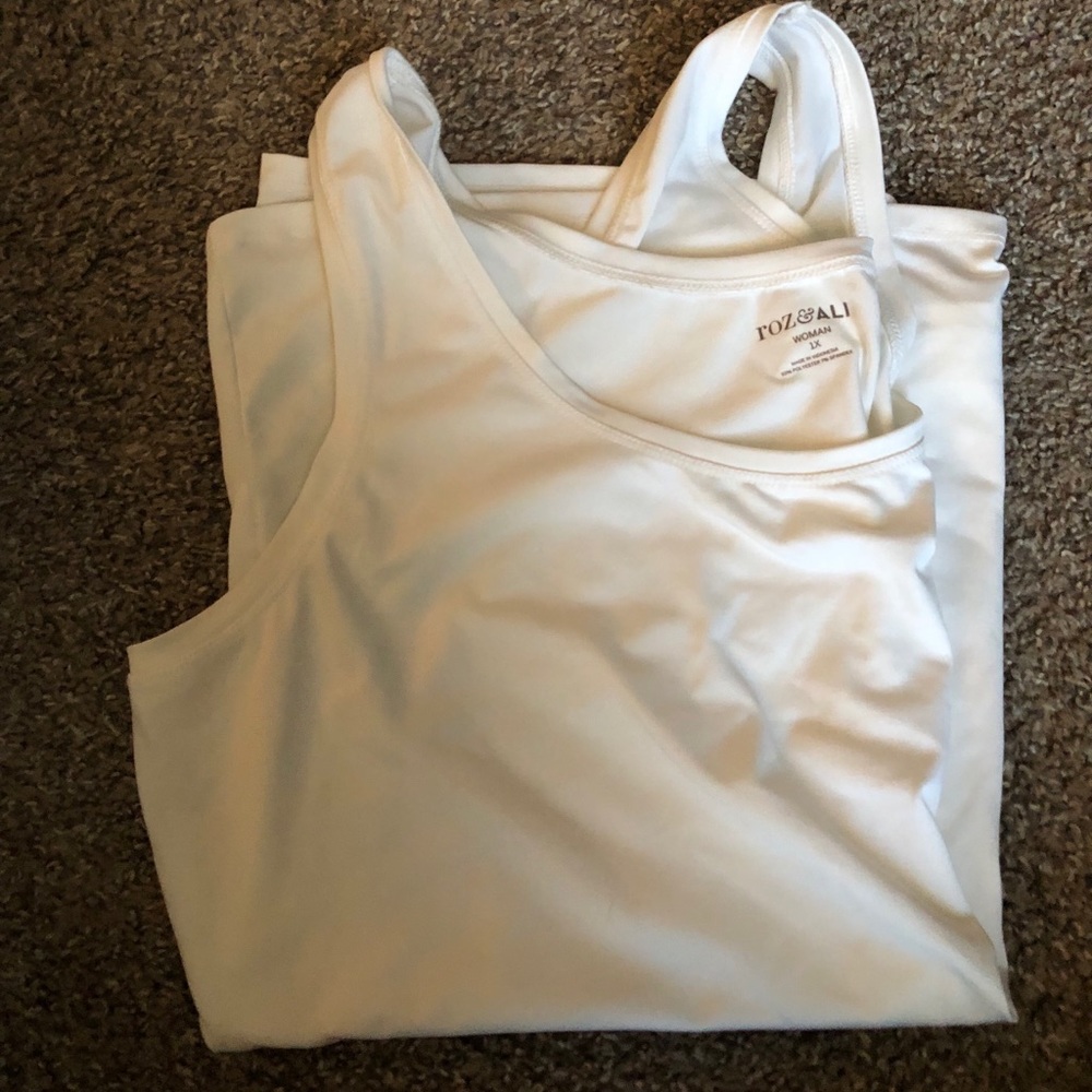 4 tanks for under sweater or blazer 1X